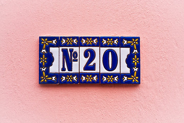 Image showing house number