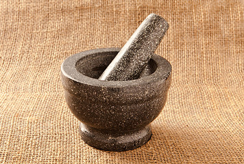 Image showing pestle and mortar