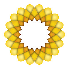 Image showing yellow flower graphic