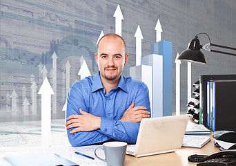 Image showing businessman at work