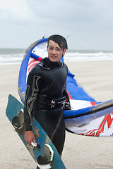 Image showing Kite surfer