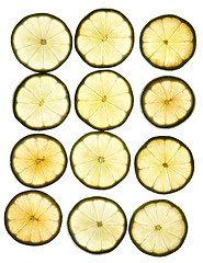 Image showing round slices lime