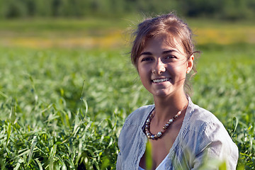 Image showing portrait of a beautiful girl