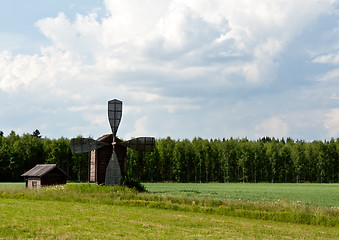 Image showing old wooden mill