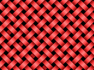 Image showing wave background-red/black