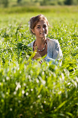 Image showing portrait of a beautiful girl