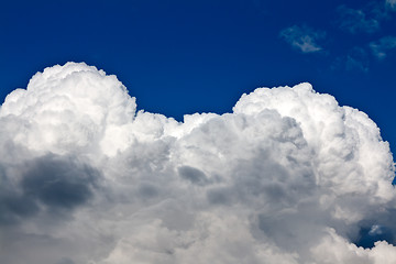 Image showing beautiful cumulus clouds