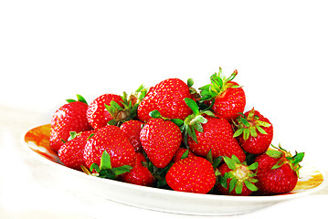 Image showing Appetizing strawberries