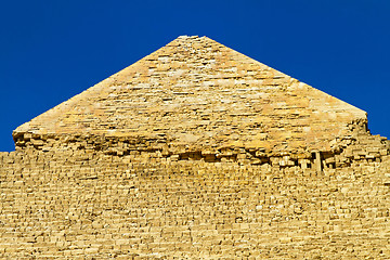 Image showing Pyramide Khafre top