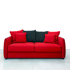 Image showing Red sofa