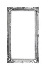 Image showing Silver vertical frame