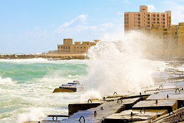 Image showing Breakwater Alexandria