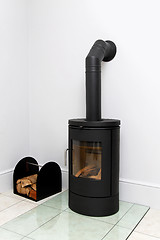 Image showing Iron woodstove