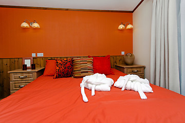 Image showing Red bedroom