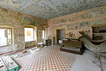 Image showing Derelict flat