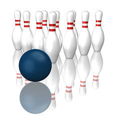 Image showing bowling