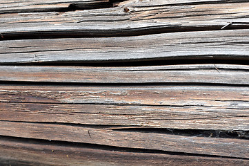 Image showing Cracked Wooden Texture