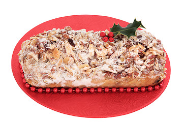 Image showing Stollen Christmas Cake