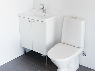 Image showing New toilet