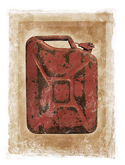 Image showing Grunge Jerry Can