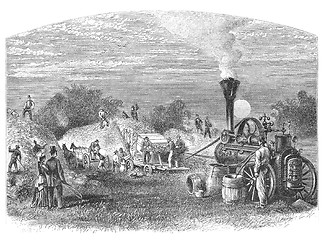 Image showing Threshing