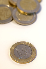 Image showing euro coins