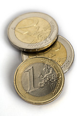 Image showing euro coins