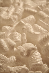 Image showing styrofoam packing peanuts