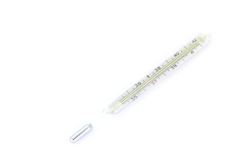 Image showing Isolated thermometer