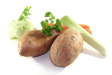Image showing soup vegetables