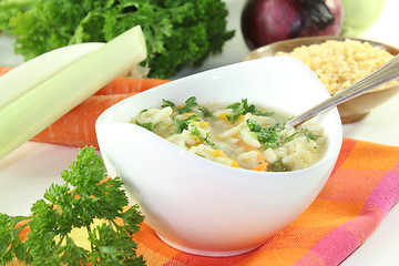 Image showing Noodle soup