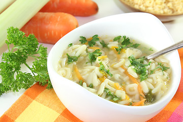 Image showing Noodle soup