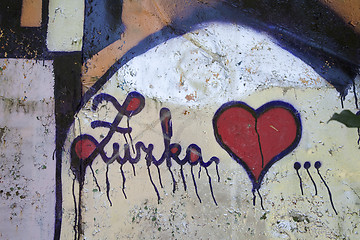 Image showing Slovakian graffiti