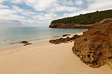 Image showing Beach in the National Park of Arr‡bida.