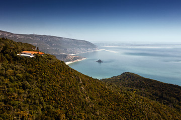 Image showing Landscape of National  Park Arrabida