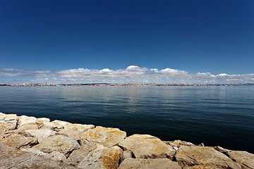 Image showing landscape of the Tejo river.