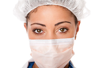 Image showing Doctor nurse eyes