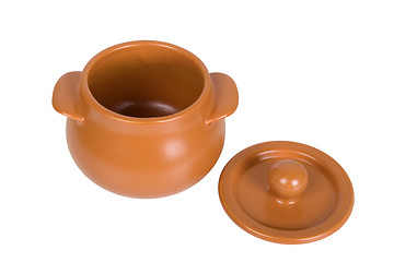 Image showing Empty ceramic pot