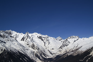 Image showing Caucasus Mountains. Dombay.