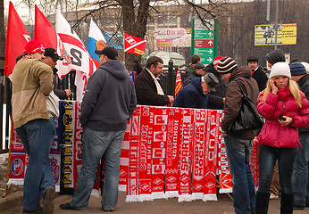 Image showing Spartak Soccer Team Fan Store