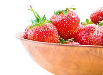 Image showing Red strawberry