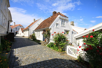 Image showing Street in old Stavanger