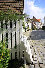 Image showing Street corner in old Stavanger