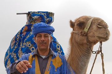 Image showing Camel and rider