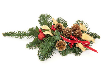 Image showing Christmas Decorative Spray