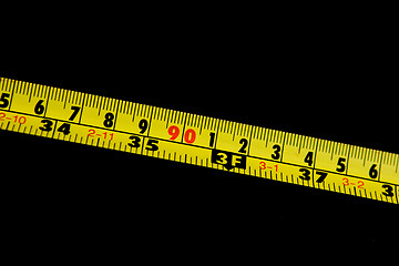 Image showing Yellow tape measure