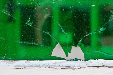 Image showing Broken glass