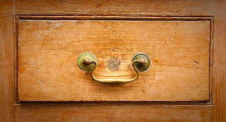 Image showing Wooden drawer