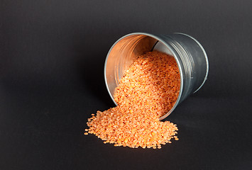 Image showing red lentils