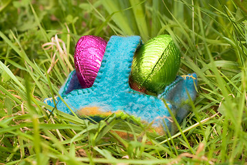 Image showing easter eggs